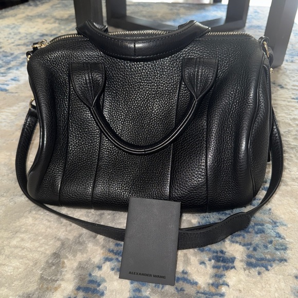 Alexander Wang Black Rocco Full Size Gold Bullet Hardware - Picture 1 of 11